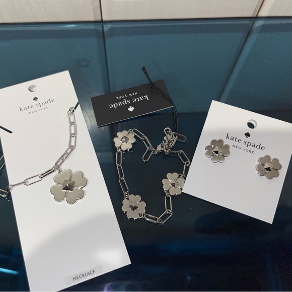 kate spade Jewelry - $297 Kate Spade ♠️ Spades & Studs Pendant, Bracelet & Earrings Jewelry Set NWT
